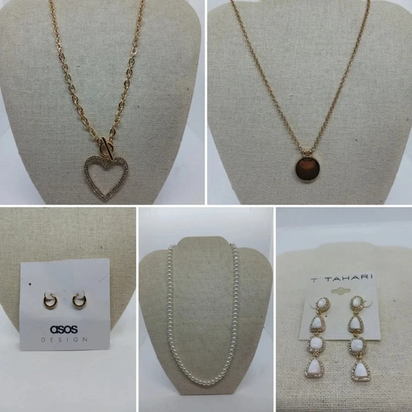 NWT ASSORTED JEWELRY BY ASOS, FASHION NOVA & TAHARI - Picture 1 of 8